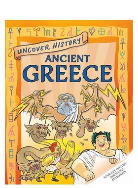 【现货】揭秘历史：古希腊（平装） Uncover History: Ancient Greece 英文进口原版儿童绘本Rachel Minay