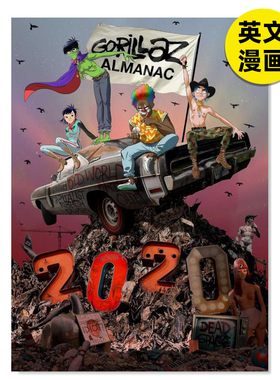 【预售】【翰德图书】Gorillaz Almanac 街头霸王年鉴 摇滚乐队 漫画 英文原版图书籍进口正版 Gorillaz Z2 Comics