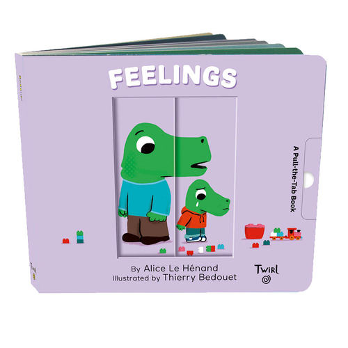 【现货】 Feelings: A Pull-The-Tab Book: 4 (Pull and Play)  拉玩书：去感受 英文原版图书籍正版 儿童互动游戏书 Alice Le Hen