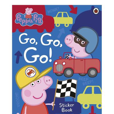 【预售】【Peppa Pig】Go, Go, Go!: Vehicles Sticker Book，【小猪佩奇】出发！出发！（贴纸书） 英文进口原版儿童趣味图书Pep