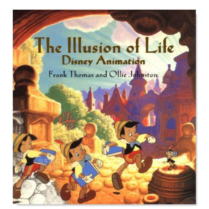 【现货】生命的幻象：迪士尼动画造型设计 The Illusion of Life: Disney Animation 英文原版艺术设定集画册 角色幕后故事