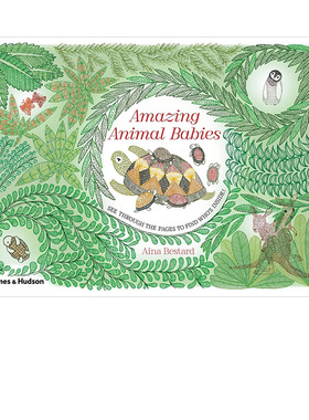 【现货】Amazing Animal Babies 惊奇的动物宝宝 精装英文原版图书籍进口正版 儿童艺术绘本 Aina Bestard 不同种类的动物