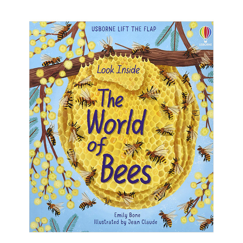 【现货】【Look Inside】the World of Bees，【洞洞书】蜜蜂的世界 英文儿童洞洞书 原版图书籍进口正版