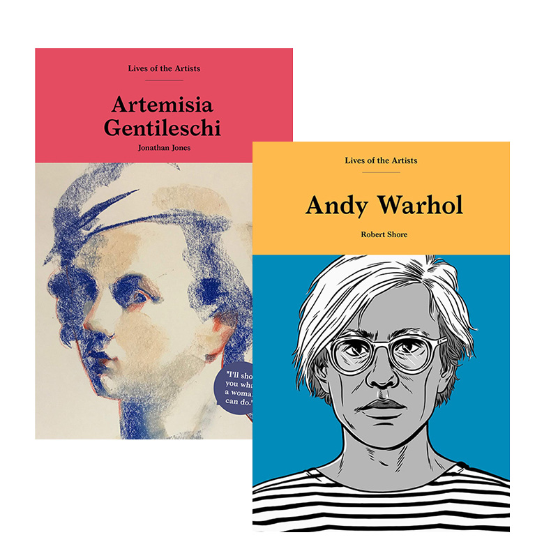 【现货】安迪·沃霍尔 Andy Warhol(Lives of the Artists)+阿特米希娅·津迪勒奇 Artemisia Gentileschi英文原版图书籍正版