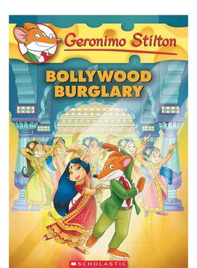 【现货】GERONIMOSTILTON#65:BOLLYWOODBURGLARY【老鼠记者】#65：宝莱坞入室盗窃适合6-12岁