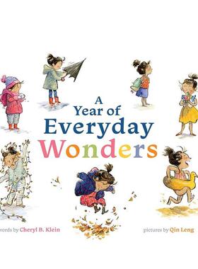【预售】一年中的每日新奇A Year of Everyday Wonders英文进口原版儿童绘本图书Cheryl B. Klein and Qin Leng百科