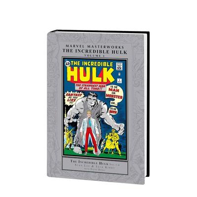 【预售】漫威杰作：不可思议的绿人 卷1 Marvel Masterworks: The Incredible Hulk Vol. 1  英文漫画 外文进口原版图书籍Marvel