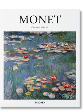 【现货】[TASCHEN出版]英文原版图书籍进口正版 Monet 莫奈 印象派 画册画集 油画艺术作品 Christoph Heinrich