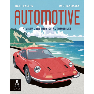 儿童趣味故事绘本 Ralphs 汽车：视觉历史 现货 Automotive 英文原版 History Visual Matt 图书籍进口正版 Automobiles