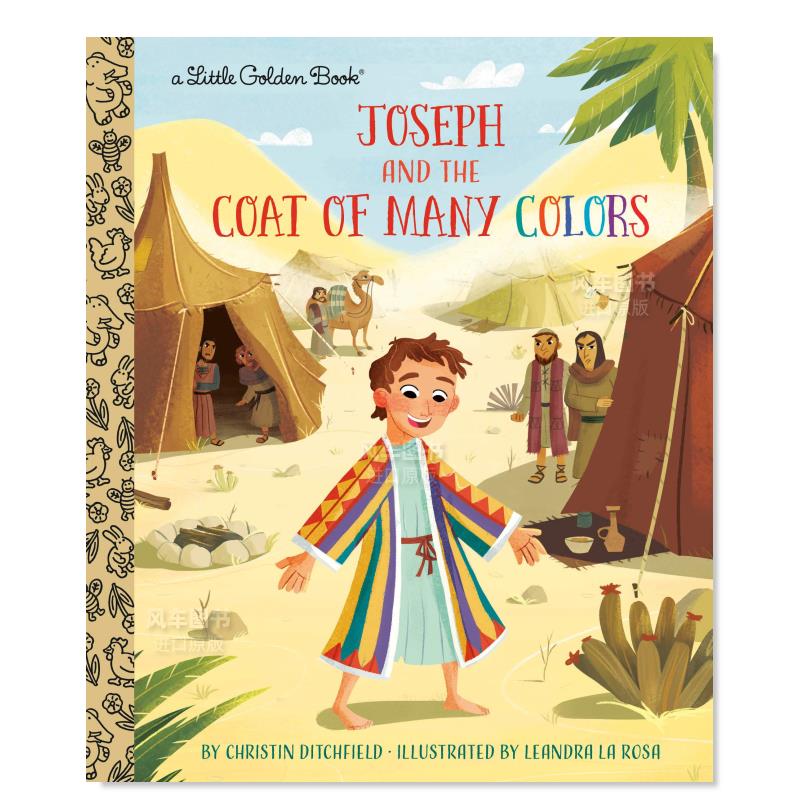 【预售】约瑟与彩衣 Joseph and the Coat of Many Colors英文儿童绘本原版图书进口书籍DITCHFIELD, CHRISTIN