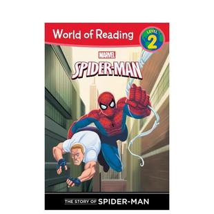 故事The Macri 6岁分阶读物Thomas Level 现货 蜘蛛侠 Story 儿童图书3 Spider 英文进口原版 Man