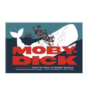 from Melville白鲸立体书 the Novel Jolivet? 立体图书 Joelle Dick Pop Book Herman 英文进口原版 Moby 预售