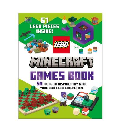 【预售】乐高我的世界游戏宝典 LEGO? Minecraft? Games Book 英文进口原版儿童绘本Julia March
