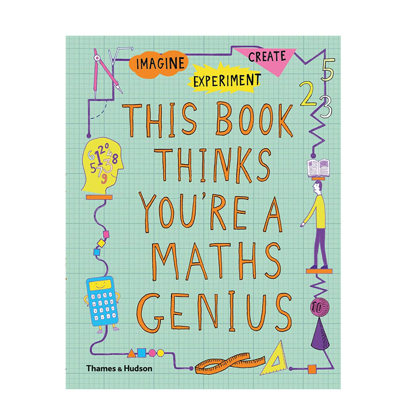 【现货】This Book Thinks You’re a Maths Genius 数学学习启蒙 Harriet Russell 原版进口只能 儿童智力绘本 Mike Goldsmith