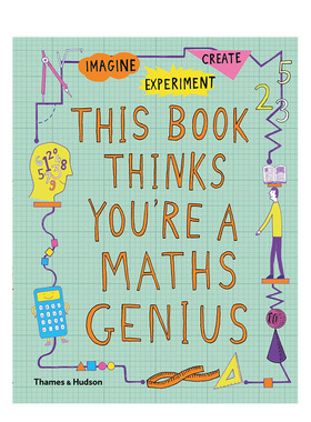 【现货】This Book Thinks You’re a Maths Genius 数学学习启蒙 Harriet Russell 原版进口只能 儿童智力绘本 Mike Goldsmith