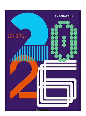 【现货】2026年365天日历 字体设计 Typodarium 2026 calendar文创送礼【Sendpoints】