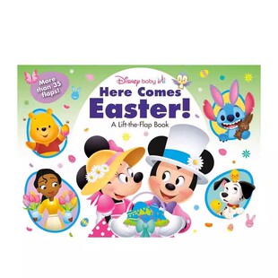 Disney Baby: Here Comes Easter 迪斯尼宝宝:复活节来啦!英文进口原版儿童绘本图书Penguin Random House Children's迪斯尼宝贝