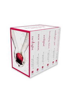 【预售】暮光之城白色系列The Twilight Saga White Collection英文进口原版儿童图书青少年读物STEPHENIE MEYER3-6岁