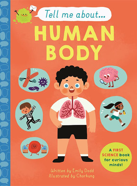 【现货】【Tell me about】The Human Body，探索人体 英文原版图书籍进口正版 Emily Dodd 儿童绘本-知识百科 Templar