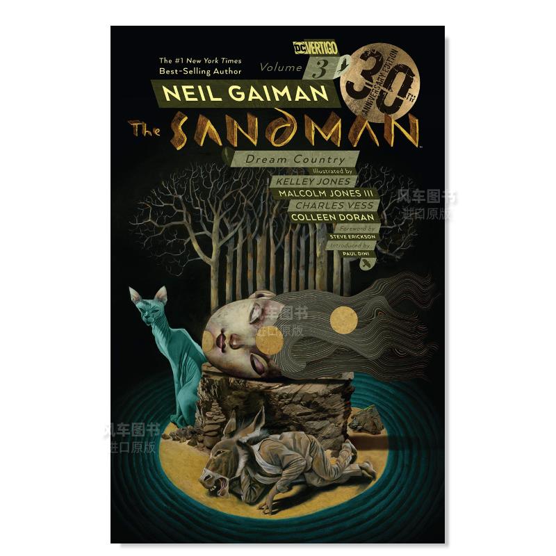 【预售】睡魔30周年版第3卷：梦之城The Sandman Vol. 3: Dream Country 30th Anniversary Edition英文原版漫画 外版进口图书