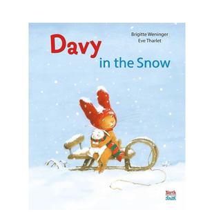 Eve 6岁 戴维Davy Snow英文进口原版 图书儿童绘本Brigitte the 雪地里 Tharlet3 Weninger 预售