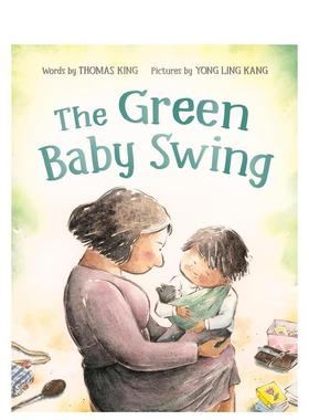 【预售】绿色婴儿秋千Green Baby Swing, The英文进口原版儿童绘本图书3-6岁 人际关系King  Thomas