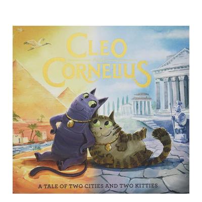 【现货】Cleo and Cornelius：两个城市和两只小猫的故事Cleo and Cornelius: A Tale of Two Cities and Two Kitties英文进口原版