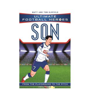 【预售】【足球英雄系列】孙兴慜 【Ultimate Football Heroes】Son Heung-min 英文进口原版青少年读物 3岁-6岁Matt & Tom Oldfi