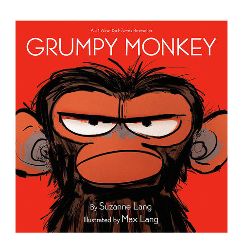 【现货】Grumpy Monkey 脾气暴躁的猴子 英文原版图书籍进口正版 精装儿童绘本 孩子脾气情绪控制童书Suzanne Lang Max Lang