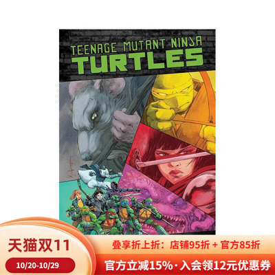 【预售】忍者神龟：连载合集 卷2 Teenage Mutant Ninja Turtles: Ongoing Compendium， Vol. 2 英文漫画进口原版图书籍正版Kevi