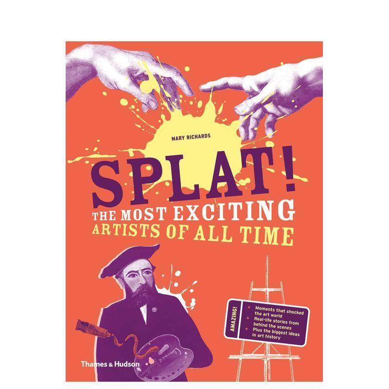 【现货】长条木板!：有史以来最令人激动的艺术家Splat!: The Most Exciting Artists of All Time?英文进口原版儿童图书3-6岁艺术,书籍/杂志/报纸,原版其它,淘宝优惠券,粉丝福利购,淘宝优惠卷