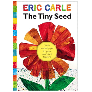 现货 own your grow Eric 英文原版 Carle 艾瑞.卡尔 seeded The World Tiny paper Seed flowers With
