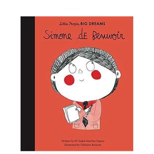 大梦想 Simone Little Beauvoir BIG 小人物 西蒙娜·德·波伏娃 Book DREAMS 图书籍进口正版 英文原版 People 现货