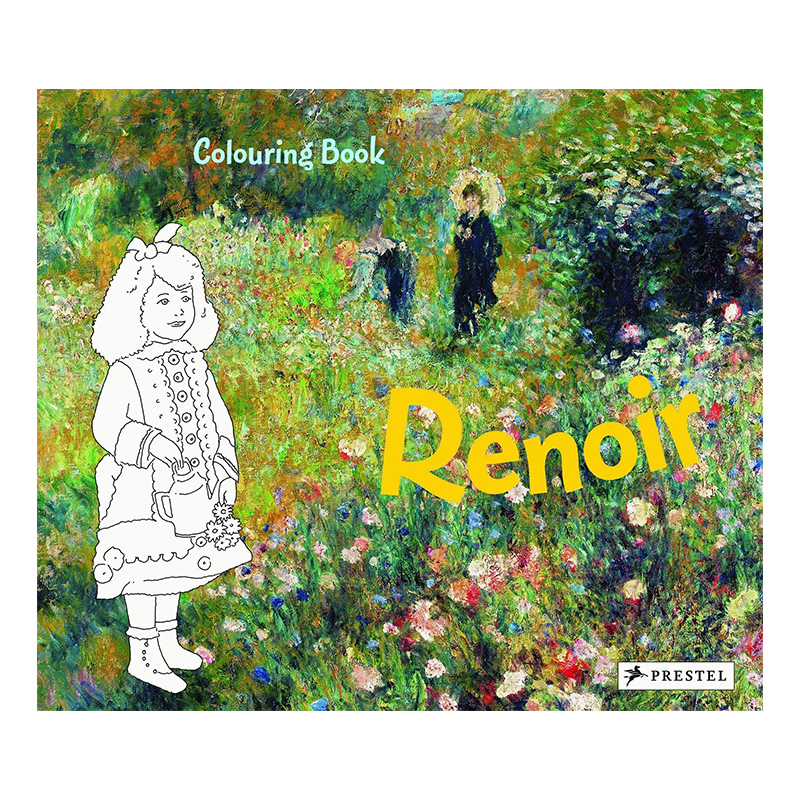 【现货】雷诺阿：绘画本 涂色书 Coloring Book Renoir (Coloring Books) 英文原版图书籍进口正版 儿童艺术启蒙 Annette Roeder