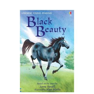 预售 儿童图书3 Usborne分级阅读2 Beauty英文进口原版 6岁分阶读物Usborne 黑骏马Black