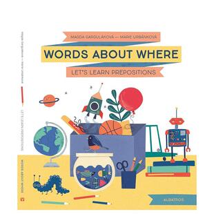 Let 预售 about 儿童绘本图书Magda 哪里 Prepositions英文进口原版 关于 Garg 单词：让我们学习介词Words Learn Where