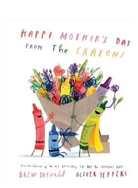 【现货】小蜡笔的母亲节祝福 Happy Mother's Day from the Crayons Oliver Jeffers英文进口原版儿童绘本图书Drew Daywalt外文正