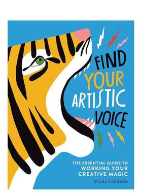 【现货】寻找你的艺术之声Find Your Artistic Voice英文进口原版儿童图书6-9岁艺术启蒙Lisa Congdon