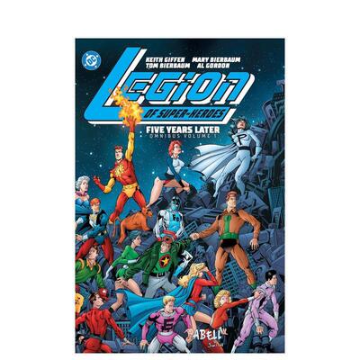 【预售】DC漫画 超级英雄军团：五年后 总集 卷1 Legion of Super-Heroes: Five Years Later Omnibus  英文进口原版漫画Mark Wai