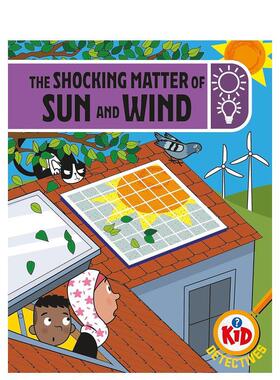 【预售】儿童侦探：太阳与风的惊人事件 Kid Detectives: The Shocking Matter of Sun and Wind 英文进口原版儿童百科绘本图书Ad