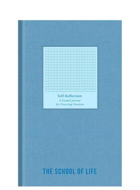 【预售】自我反思日记：情绪处理指南 Self-Reflection Journal: A Guided Journal 英文进口原版心灵励志图书The School of Life