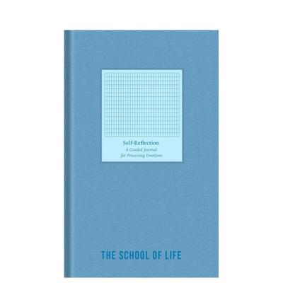 【预售】自我反思日记：情绪处理指南 Self-Reflection Journal: A Guided Journal 英文进口原版心灵励志图书The School of Life