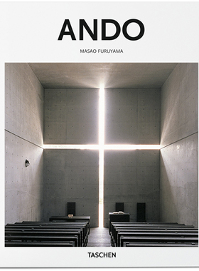 【现货】[TASCHEN出版]【Basic Architecture】ANDO 安藤忠雄 英文原版建筑设计艺术图书 日本建筑大师英文原版图书籍进口正版