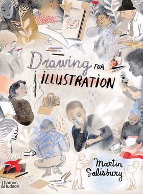 【现货】Drawing for Illustration，作为插画的绘画 英文原版图书籍进口正版  插画/原画/设定集 Martin Salisbury