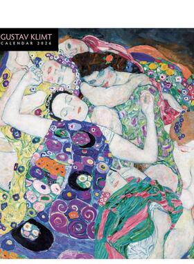 【预售】古斯塔夫·克里姆特 2026年迷你挂历（艺术日历） Gustav Klimt Mini Wall Calendar 英文进口原版日历 文创送礼