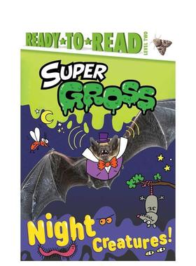 【现货】夜间的生物Night Creatures!: Ready-to-Read Level 2英文进口原版儿童图书3-6岁分阶读物Maria Le and Alison Hawkins