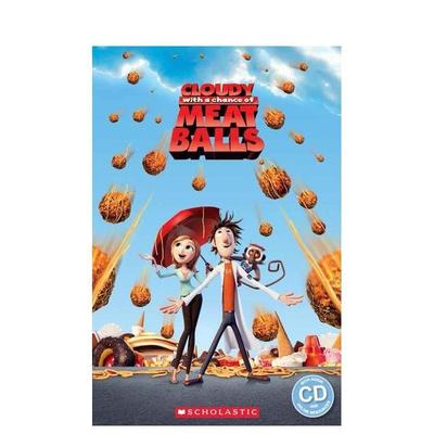 【现货】食破天惊Cloudy with a Chance of Meatballs英文进口原版儿童图书青少年读物Fiona Davis3-6岁