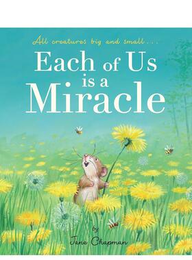 【预售】我们每个人都是一个奇迹Each Of Us Is A Miracle 英文进口原版儿童绘本图书 3-6岁 Tiger Tales 动物生态环保