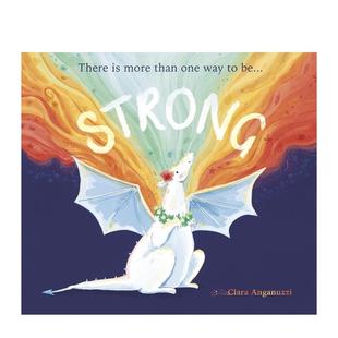 6岁Clara 儿童绘本图书3 强大Strong英文进口原版 Anganuzzi自我认知情绪管理 现货