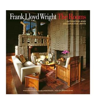 【预售】Frank Lloyd Wright: The Rooms: Interiors and Decorative Arts建筑大师赖特：室内与装饰 英文进口原版室内设计图书 M